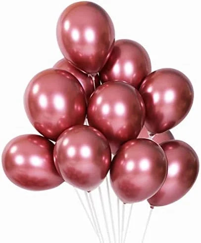 2088 (50Pcs) Pink Chrome Balloons