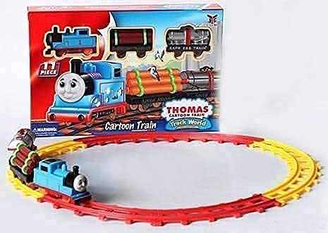 233B-2 Thomas Cartoon Train Track Colorful Toy, Battery Operate.3