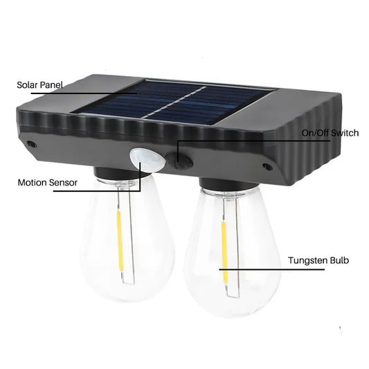YT-819 {2W} Solar Step Outdoor Waterproof, Deck Lights, Fence Stair Lights, Solar Wall Lamp, Garden Lights, Pathway Lights, Warm White, Auto On/Off