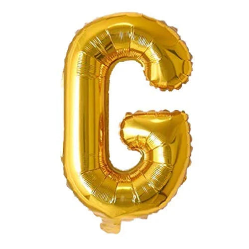 9015 (10 pcs) G Gold Letter Foil Balloon