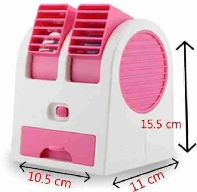 F001  Mini Air Conditioner & Humidifier | Portable Air Cooler Fan for Personal Space | Easy Way to Cool Any Space at Home or Office {Multicolor}