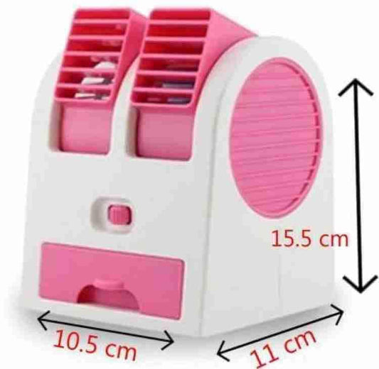 F001  Mini Air Conditioner & Humidifier | Portable Air Cooler Fan for Personal Space | Easy Way to Cool Any Space at Home or Office {Multicolor}