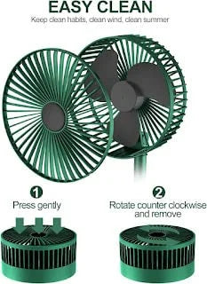 508 Foldable Table Fan Rechargeable