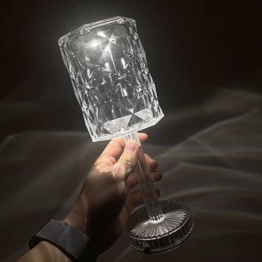 21203 Crystal Diamond Table Lamp,