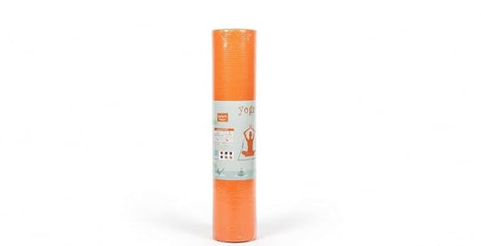 21055 Yoga Mat with Carry Strap | Non-Slip Exercise Mat for Home & Gym | Eco-Friendly, Lightweight & Durable Workout Mat | Ideal for Yoga, Pilates, Fitness | Ideal for Men & Women (Multicolour)