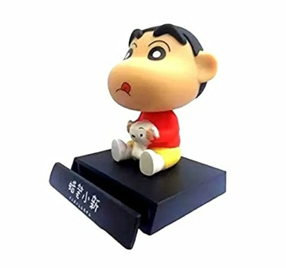 20005 Super Hero Action Figure Limited Edition Bobblehead with Mobile Holder for Car Dashboard, Office Desk & Study Table- (Shinchan)