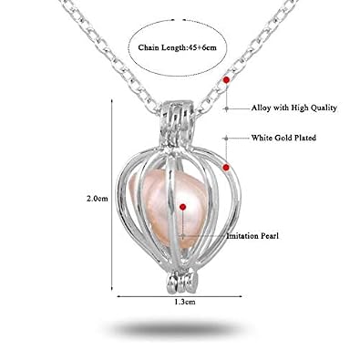 20828 Wish Pearl Necklace Gift Set | Best Gift for Valentine | Love Pearl | DIY Necklace Kit | Gift For Girls/Women
