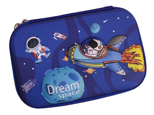 10555 Space Astronaut 3D Hardtop EVA Pencil Case - Kids Large Stationery {Random Design}