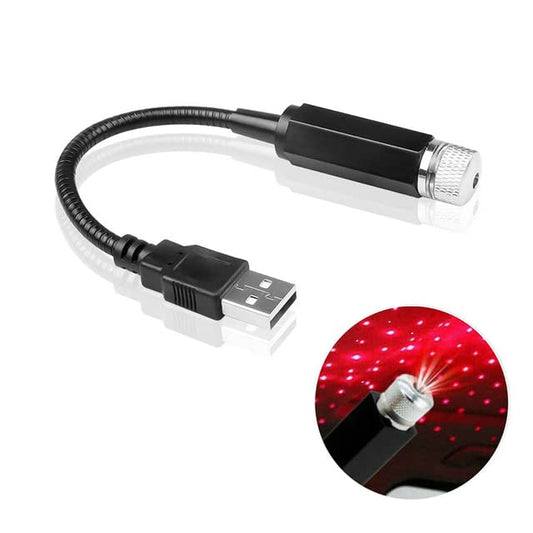 21311 Mini Led Projection Lamp Star Night, USB Car Roof Projector Night Light, Mini Led Projection Lamp Star Night(Red Light)