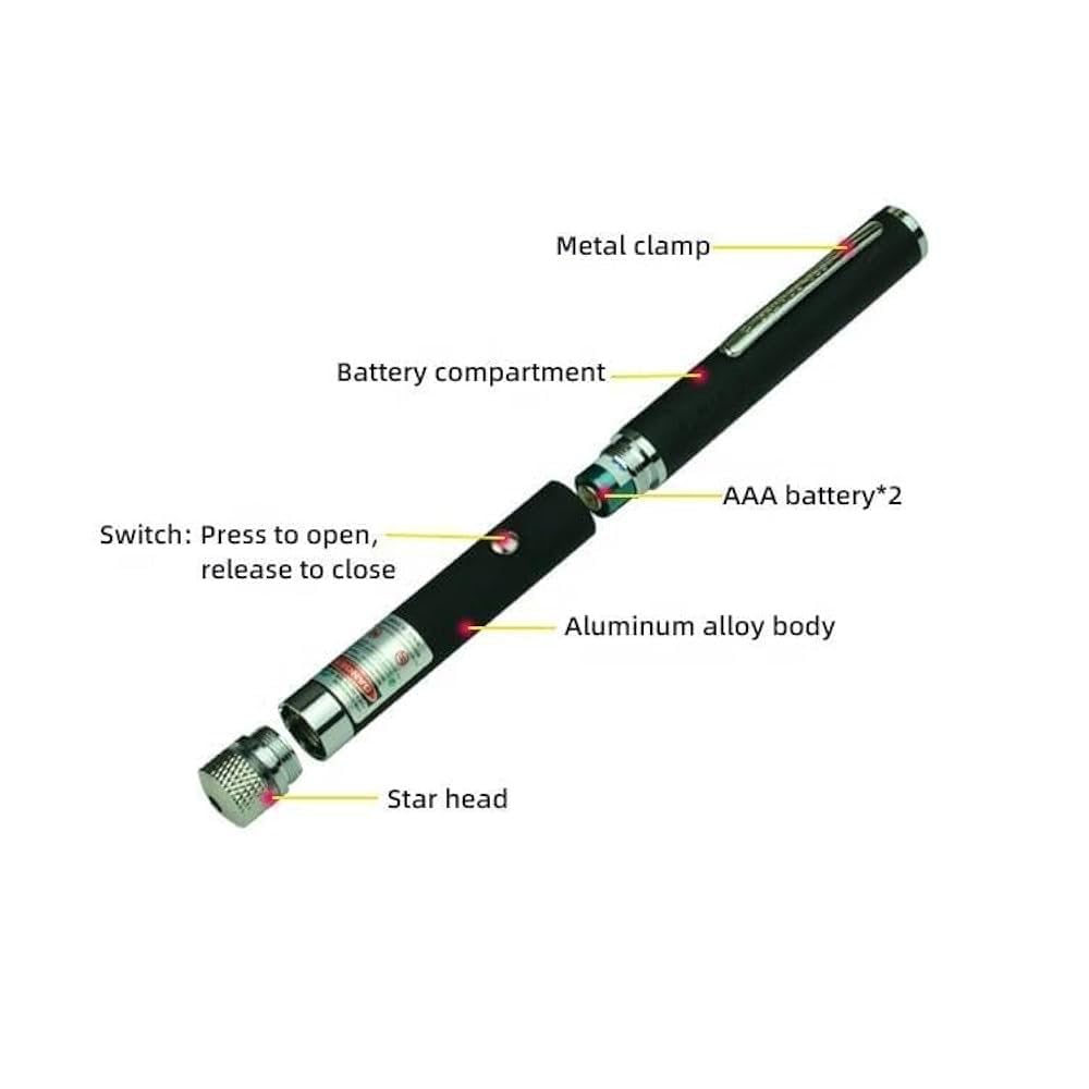 20767 Powerful high Beam Ultra Green Lazer Light for Presentation | Best Laser Light with Adjustable Cap for Extra Disco Effect & Different Projects | Long Range (2000 Meter) Lager Pointer Pen