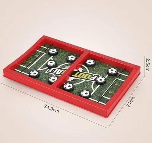 21050 Fast String Puck Football Game, Tabletop 2 Player Interactive Game for Kids and Adults, Hand-Eye Coordination and Brain Development