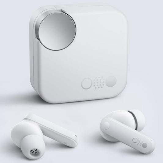 20344 Wireless headphones with 42 dB ANC, Transparency mode, Ultra Bass Technology 2.0, HD Audio from DIRAC, IP54 and connection to two devices - Light Grey