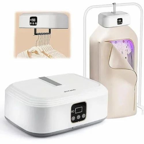 LS-171 Portable Electric Clothes Dryer Machine with Timer, Fast Drying Mini Cloth for Travel, Home & Hostel Use, Foldable Garment with Hook