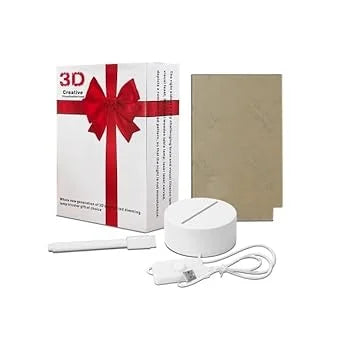 20159 3D Creative Visualization Lamp – Acrylic Illusion Message Board Night Light, Rewritable Table Lamp for Study, LED Light, Office Home Decor Gift