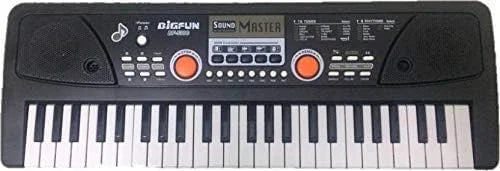 BF-530A1 37-Keys Bigfun Electronic Piano with Microphone, USB MP3 Play Function (Black)