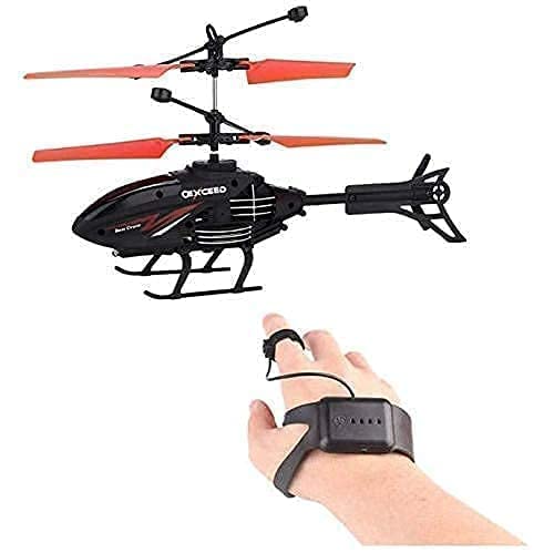 20588 Remote Controlled Helicopter With Unbreakable Blades, Hand Sensor Heli Watch