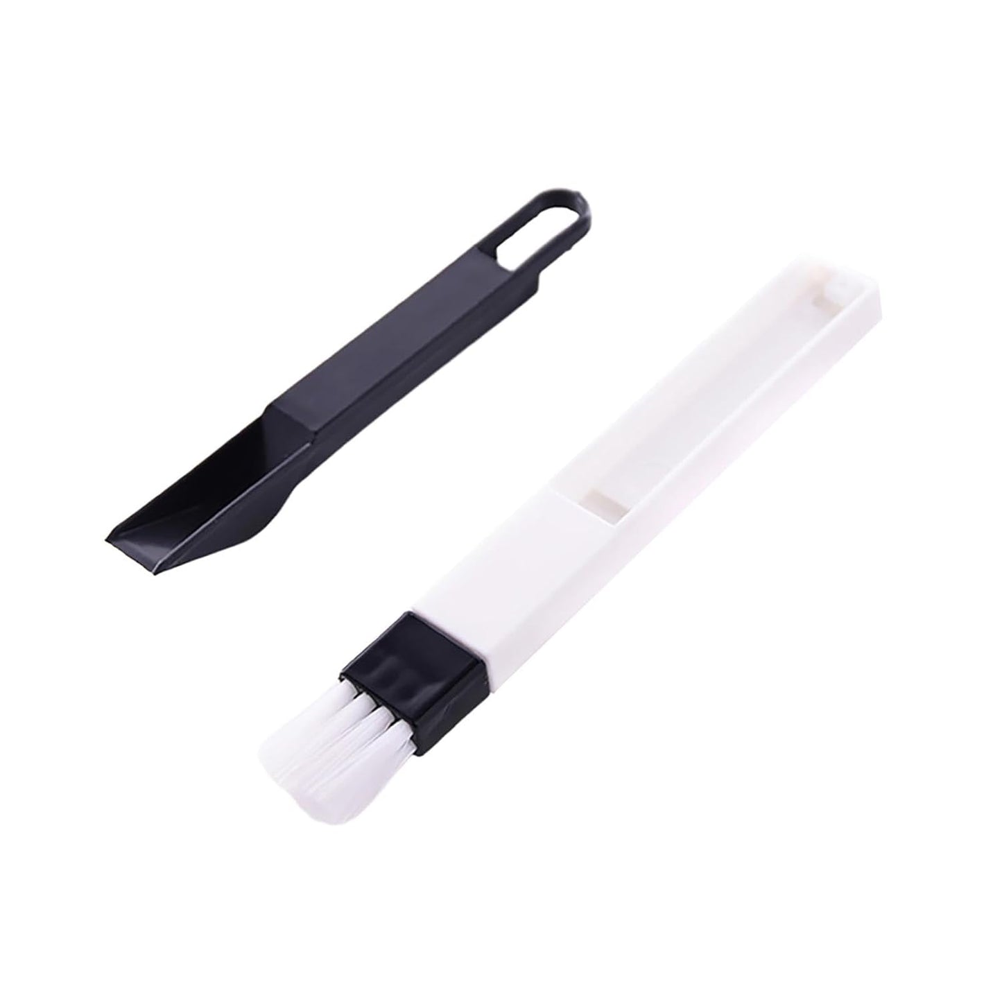 10186 – {Pack of 6} 2-in-1 Multi-Function Window Slot Brush with Dustpan Screen Keyboard Drawer Wardrobe Corner Gap Dust Removal Cleaning Brush (7.7×0.8 inch)