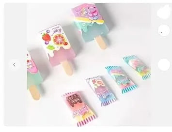 11211 Ice Cream Shaped Erasers | Non-Toxic Fun Erasers for Kids