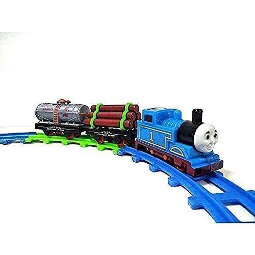 233B-2 Thomas Cartoon Train Track Colorful Toy, Battery Operate.3