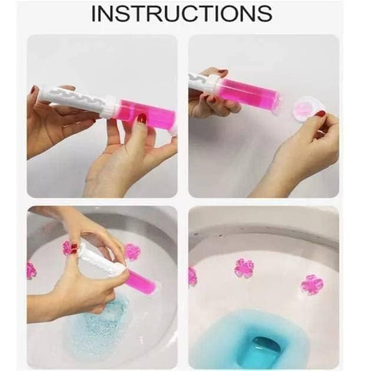 21204 Toilet Cleaning Gel for Bathroom WC, Thick Clinging Gel for Bowl Cleaning, Easy Direction Nozzle for Home and Commercial Use.(Multicolor
