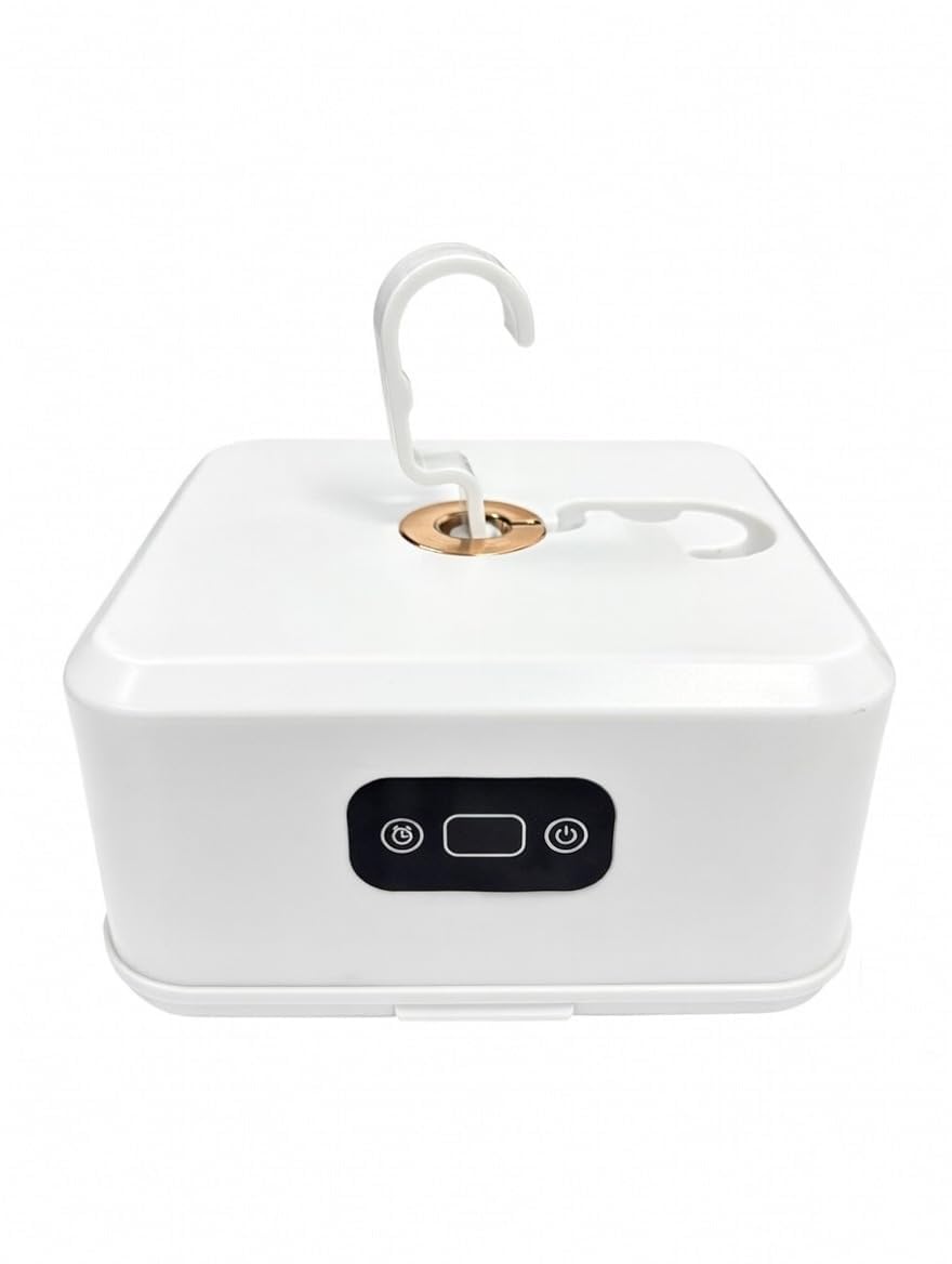 LS-171 Portable Electric Clothes Dryer Machine with Timer, Fast Drying Mini Cloth for Travel, Home & Hostel Use, Foldable Garment with Hook