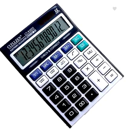 OT-9912N Electronic Calculator, Large Display, Dual Power Calculator