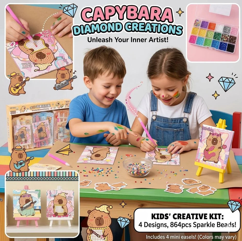 MY-520 Capybara Mini Diamond Kit with Stand