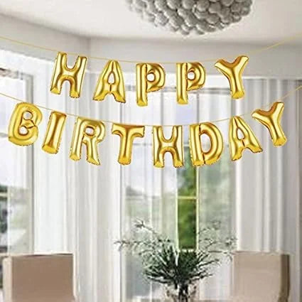8888 Foil Balloons Combo of Happy Birthday redam Decoration Kit
