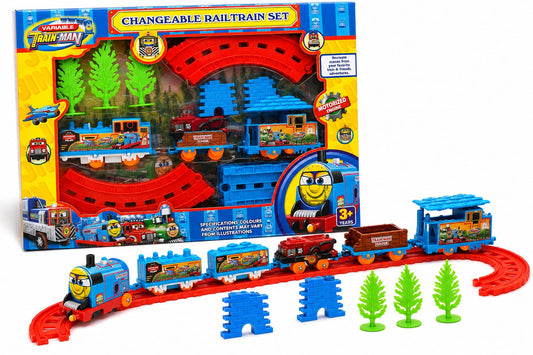 ZY-877-33KL Plastic Train Toy Set: Fun Toy for Kids | Super Express Train Toy for Kids  (1 Set)
