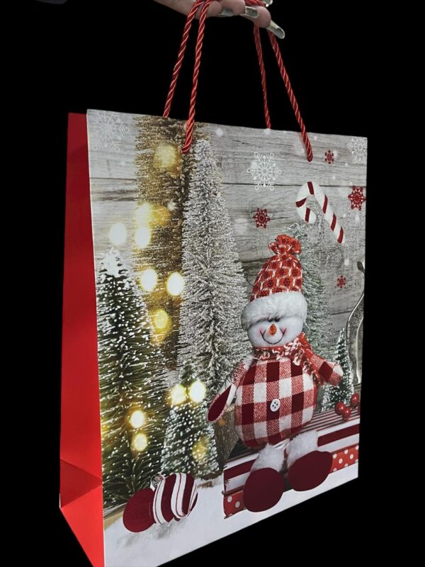 GBT-3654 Christmas Gift Bags Winter Designs for Christmas Gifts {Random Design}