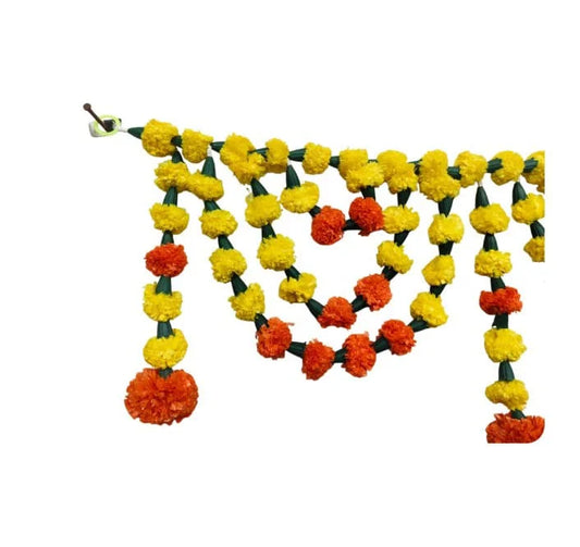 5009 Door Pom pom Toran 3 Feet Bandhanwar