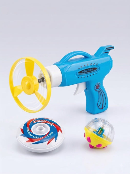 21051 Flash & Sound Super Speed Spinner Gun Set for Kids