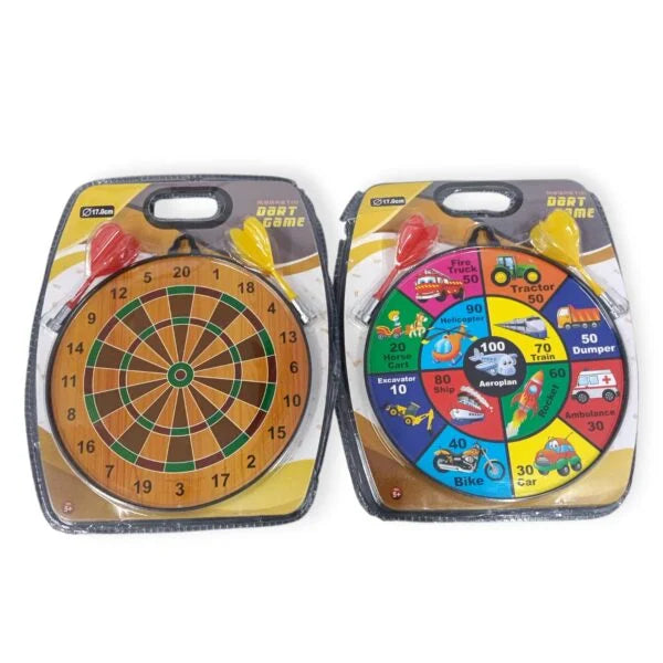 LM-007 Magnetic Dart Board Game for Kids – 7 Inch Indoor & Outdoor Fun with 2 Soft Darts