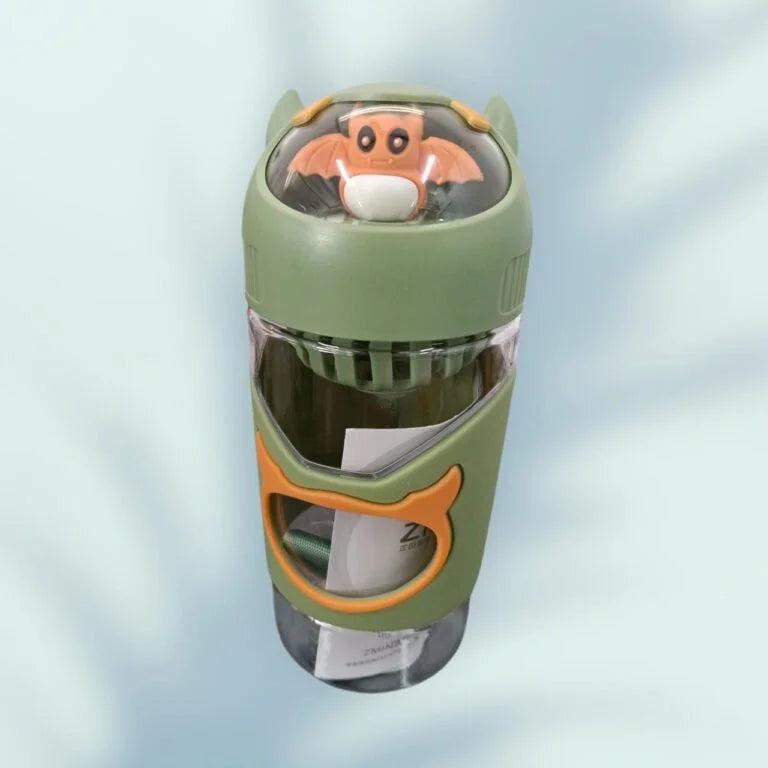 GB 4806 Multi Design Cute Mix Cartoon Sipper school Bottle for Kids 450 ml Water Bottle