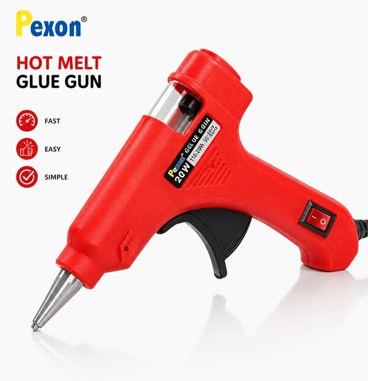 20991 20 Watt 7Mm Hot Melt Glue Gun With On Off Switch