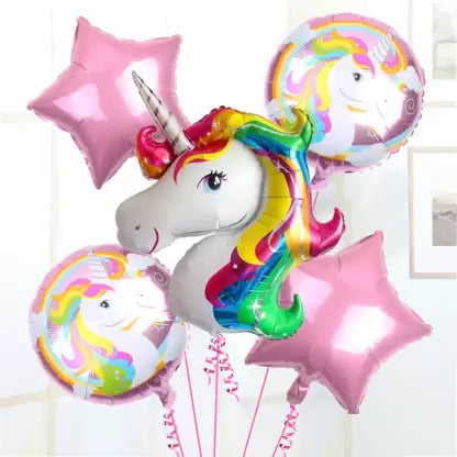 9076 Unicorn Foil Balloon ,Theme Decoration