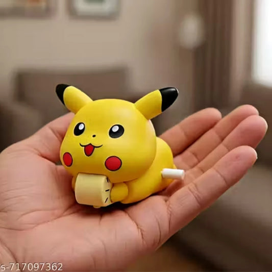 7702 Premium Pikachu Crawling Toy Action Figure| Funny Desk Decoration Showpiece (Yellow)