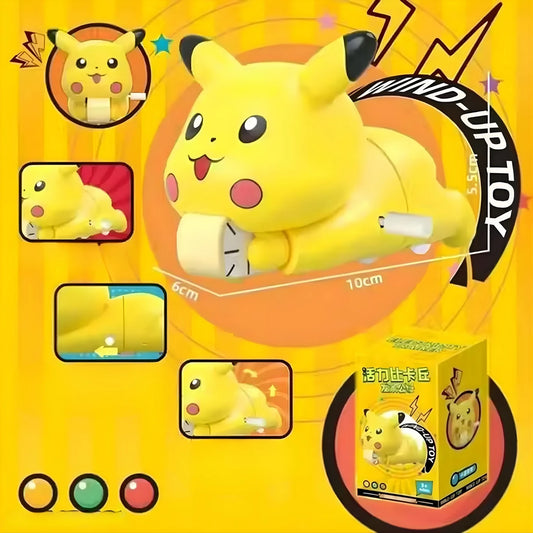 7702 Premium Pikachu Crawling Toy Action Figure| Funny Desk Decoration Showpiece (Yellow)