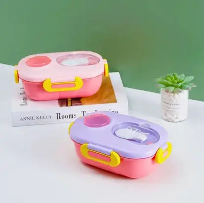 10416 Magic Cute Bento Style Lunch Box for Kids 1 Containers Stainless Steel School Lunch Box