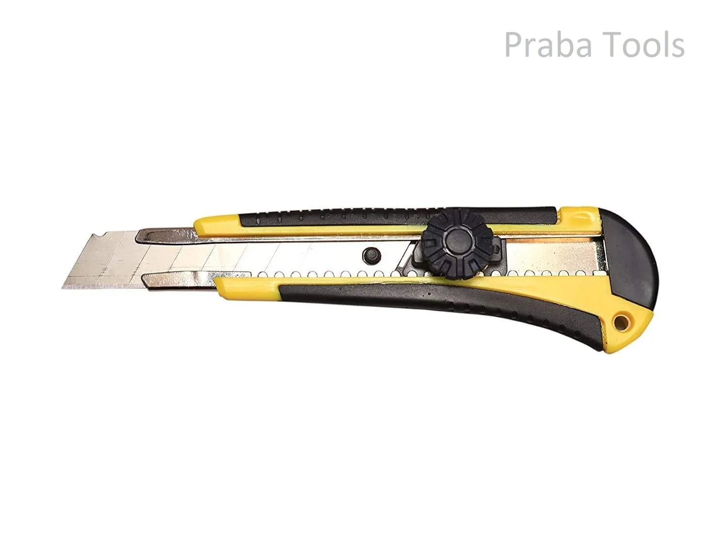 10370 18 mm Heavy Duty Box & Paper Cutter | Steel Auto-Lock – Snap Off Blade – Rubber Grip