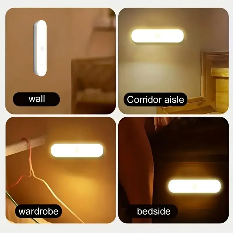 20870 Smart LED Light 1pc Magnetic Reading Light - Easy-Install, Dimmable, Rechargeable, Wireless, and Portable LED Light - Perfect for Bunk Beds, Under Cabinet, Closet, Kitchen