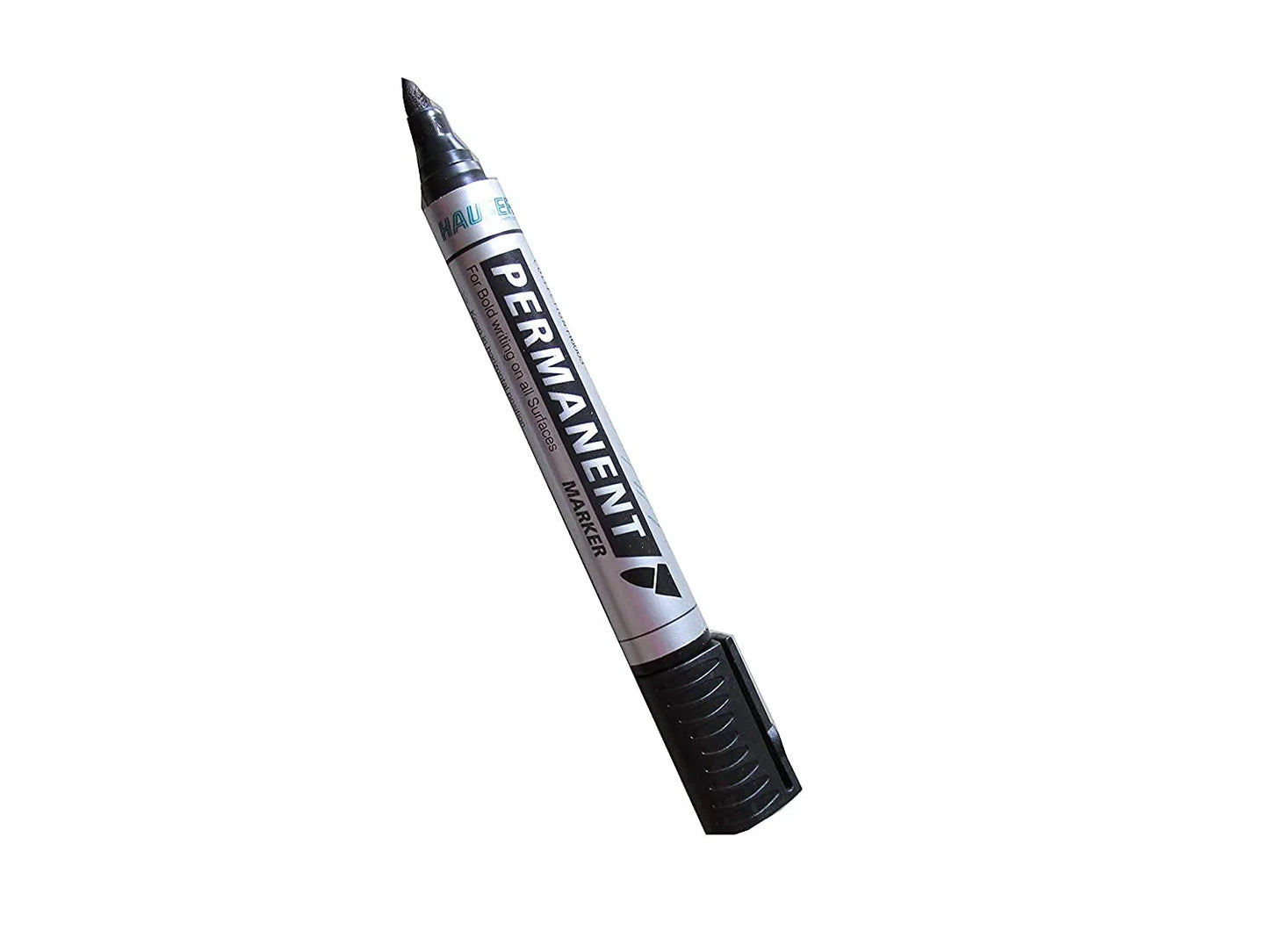 20151 (Pack Of 10) Hauser Permanent Marker Pen, Black Colour