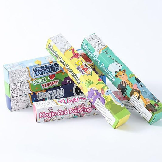 CD8810 Magic Art Painting Roll for Creative Projects Painting Drawing Paper Roll Early Educational Toys for Kids