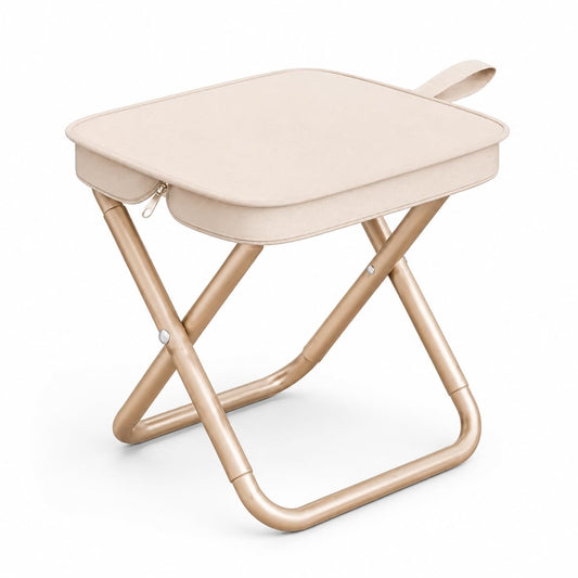 21201 Portable Folding Stool with Carry Bag, Compact Camping Seat