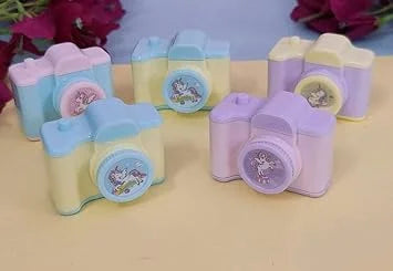 688 Double Hole Fast Camera Pencil Sharpener for Kids, School Stationery {Multicolor}