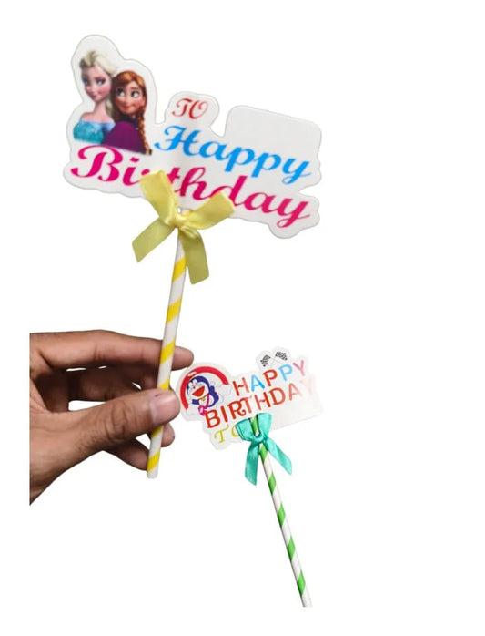 4128 (10 pcs) disney Birthday toppers Mix Design