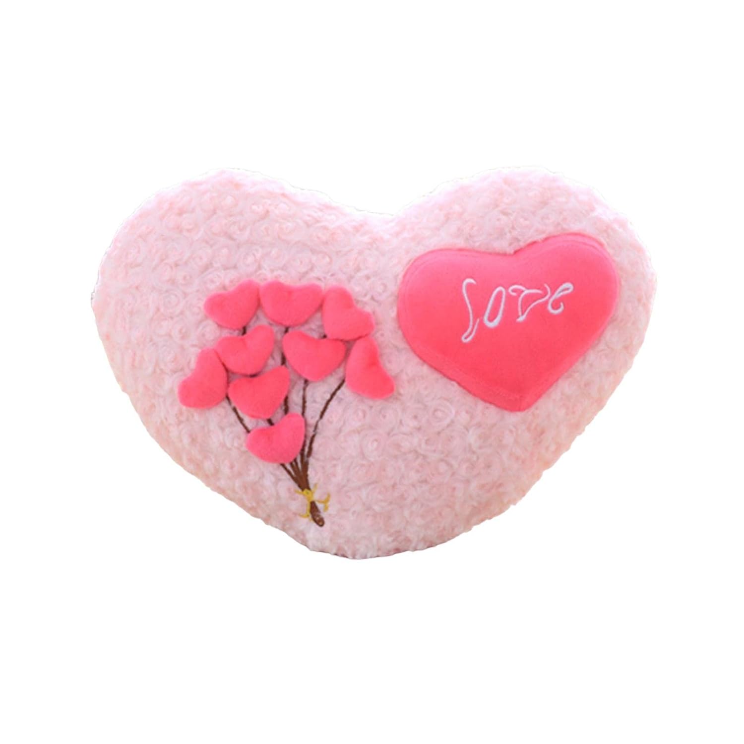 20336 Cute Throw Pillow Heart Shaped Home Decor for Bedroom Living Room Couch Style {28*17 Cm}