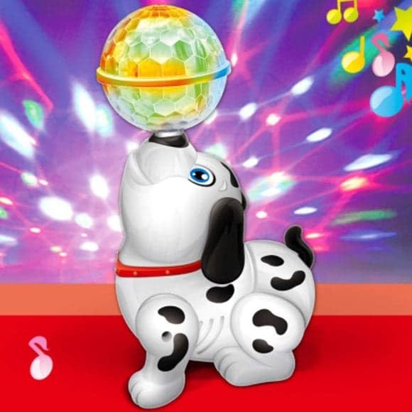 20960 Dancing Dog Toy with Music and 3D Flashing LED Light Ball, for Boys and Girls, Ages 3+