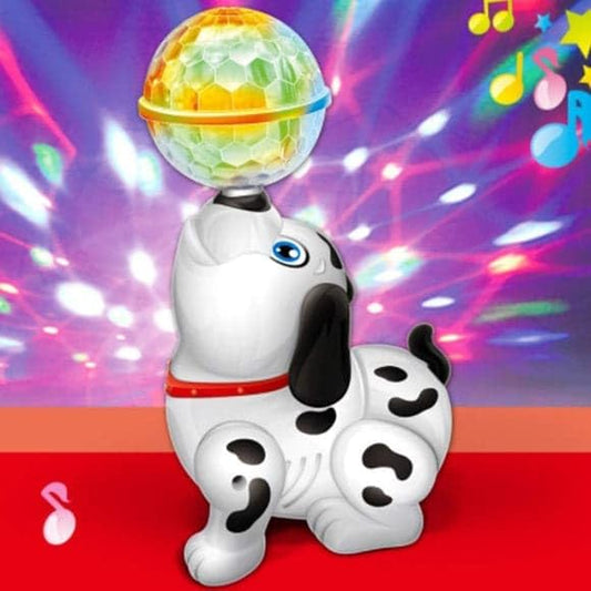 20960 Dancing Dog Toy with Music and 3D Flashing LED Light Ball, for Boys and Girls, Ages 3+