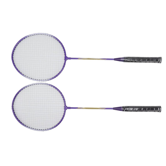 IZ-918 Badminton Rackets 2 Pieces Racket for Training Practice Advanced Violet|Sporting Goods |Badminton (Random Colour)